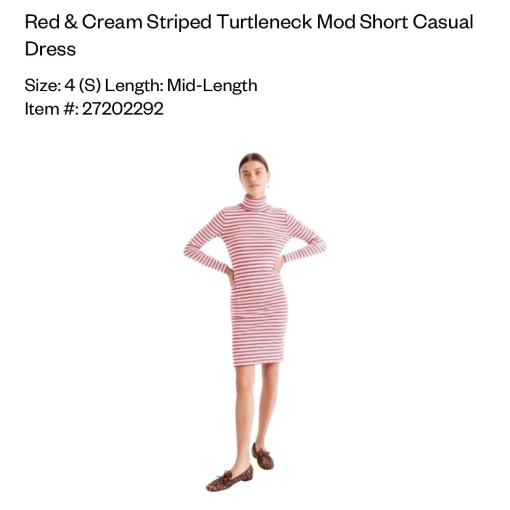 JCrew Striped Midi Dress - Picture 2 of 6